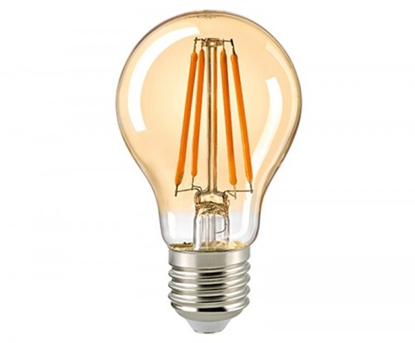 Normallampe Filament Gold E27 7 W 2500K